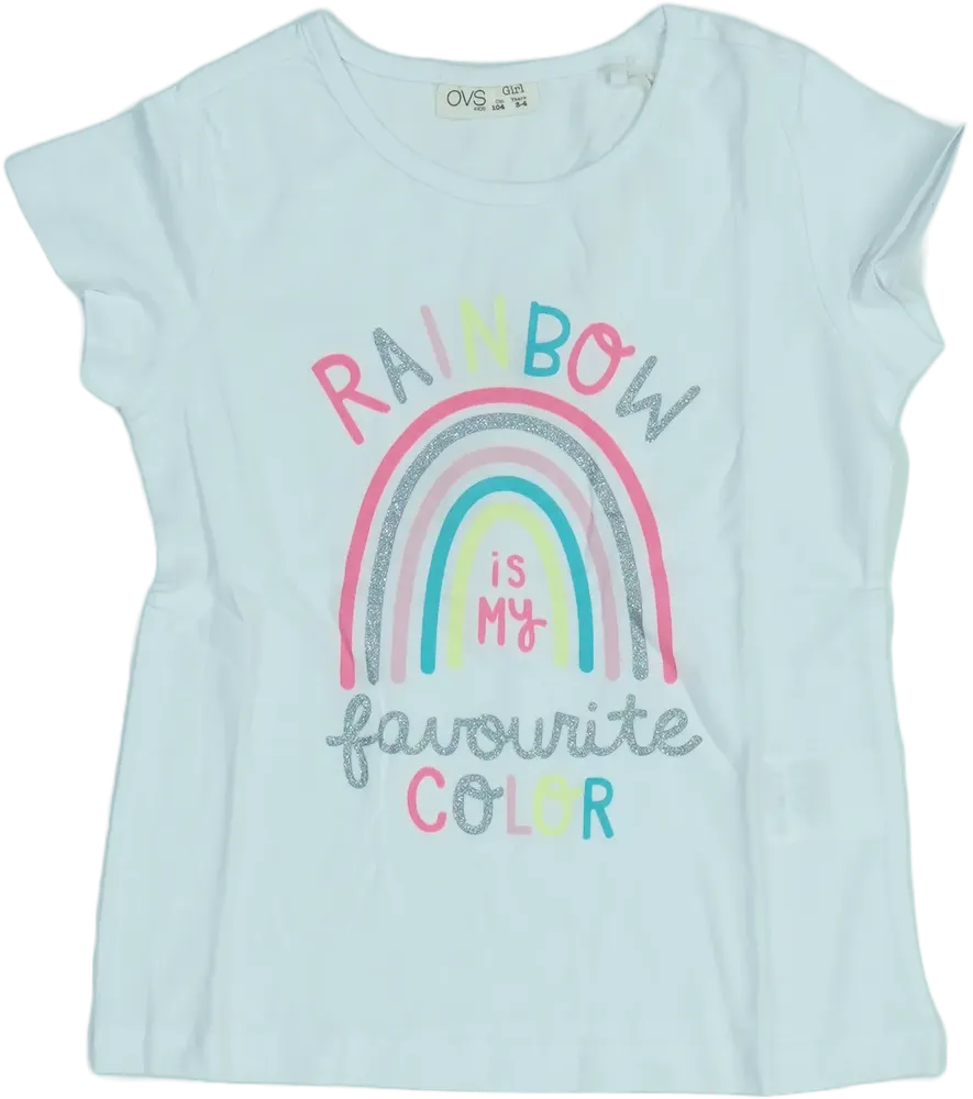 Fehér OVS Póló EU 104 / UK 4 év / US 4T/XS