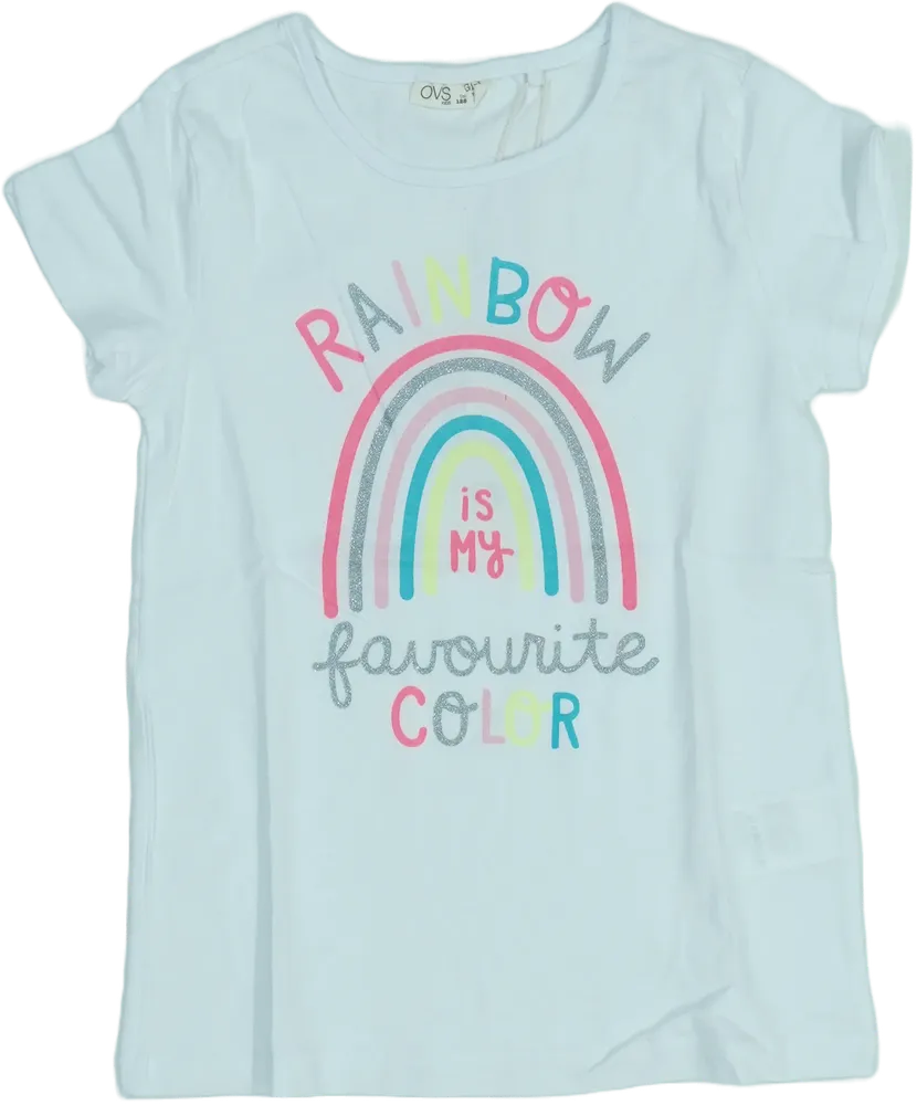 Fehér OVS Póló EU 128 / UK 8 év / US 8 év/M