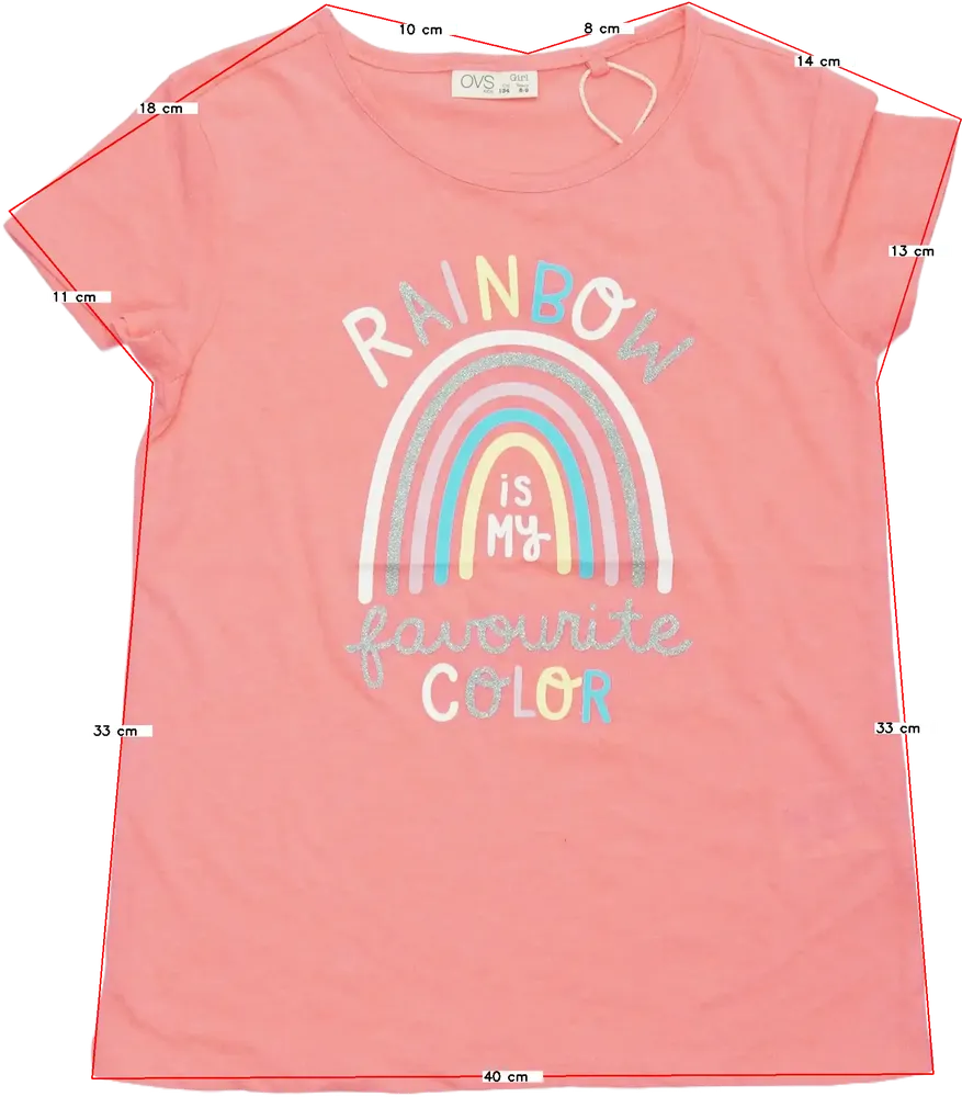 Fehér OVS Póló EU 134 / UK 9 év / US 9 év/L