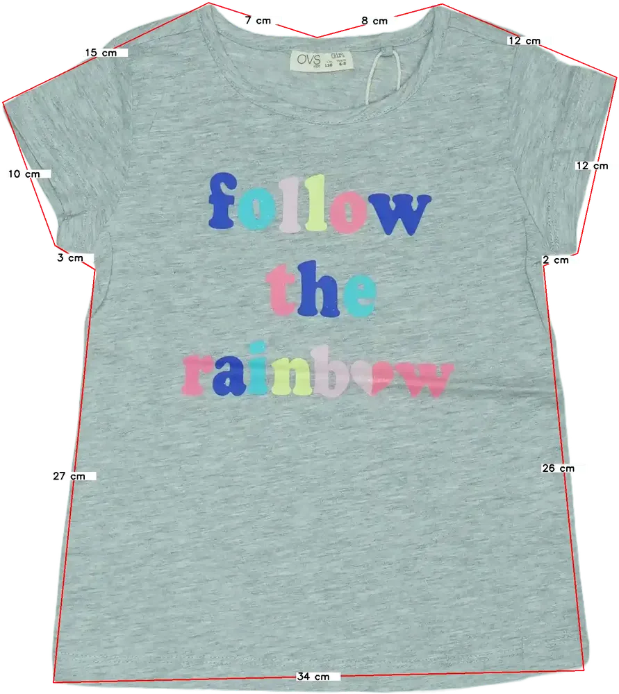 Szürke OVS Póló EU 110 / UK 5 év / US 5 év/XS