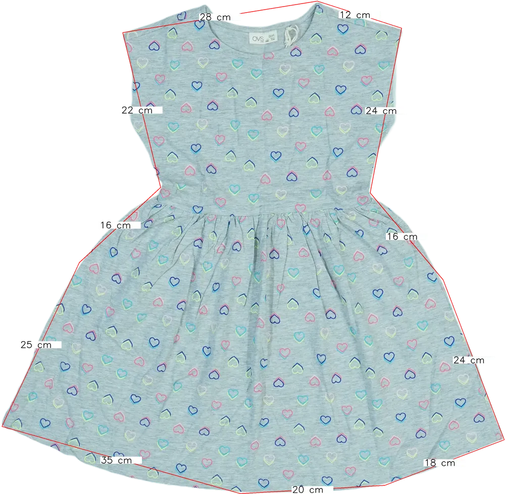 Szürke OVS Ruha EU 128 / UK 8 év / US 8 év/M