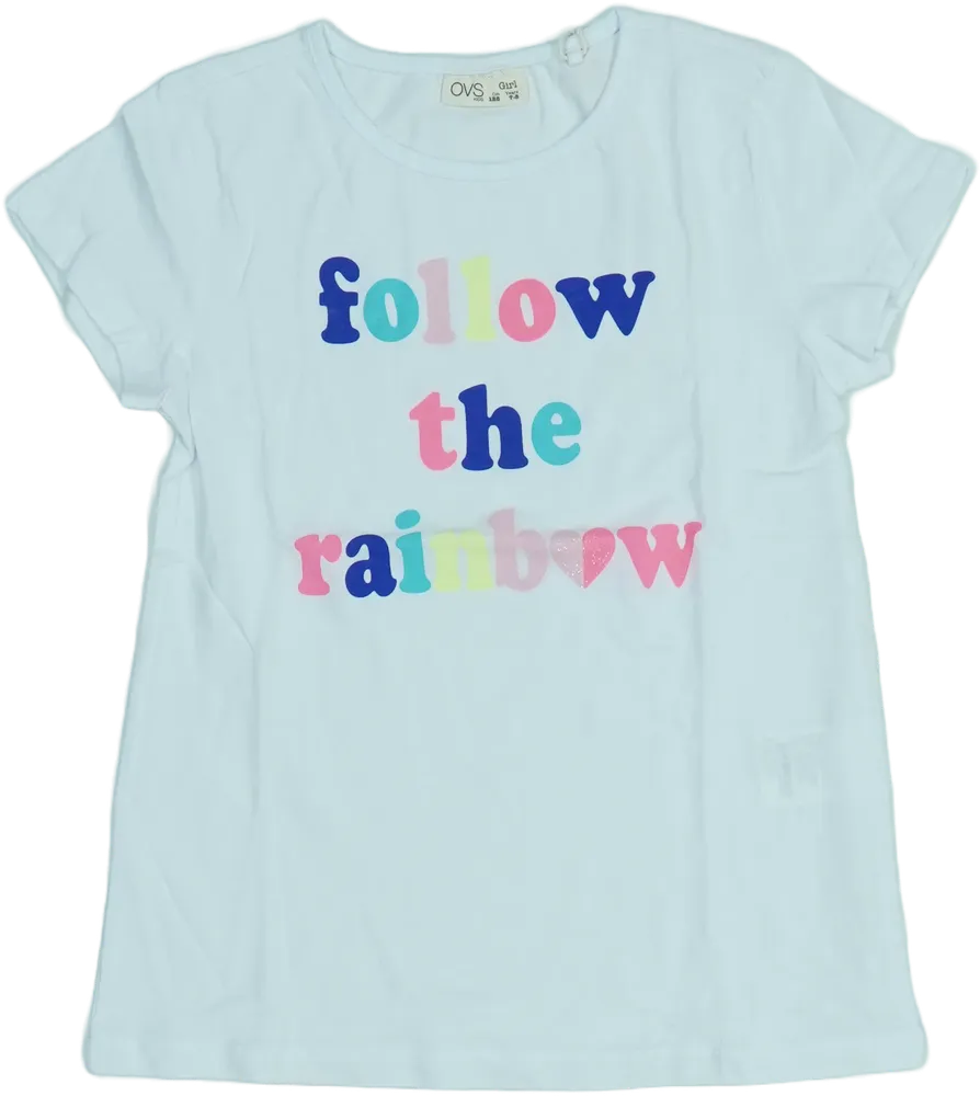 Fehér OVS Póló EU 128 / UK 8 év / US 8 év/M