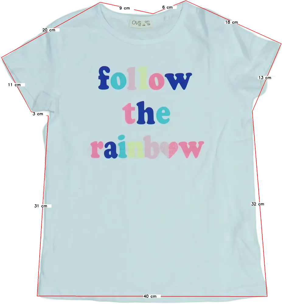 Fehér OVS Póló EU 134 / UK 9 év / US 9 év/L