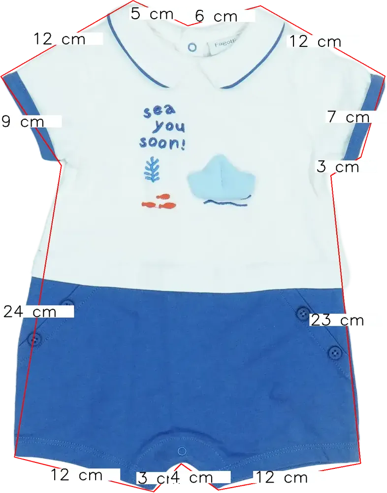 Kék OVS - Fagottino Napozó EU 68 / UK 3-6 hónap / US 3-6 hónap