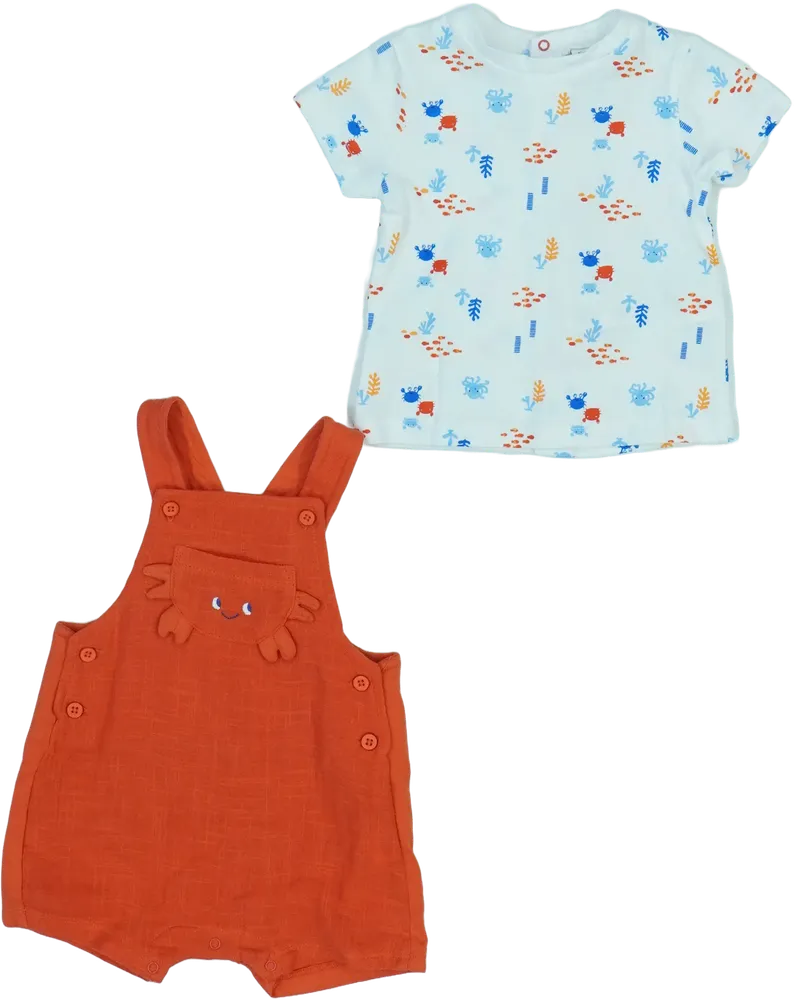 Multicoloured OVS - Fagottino 2-piece set - Top &amp; Bottom EU 68 / UK 3-6 months / US 3-6 months