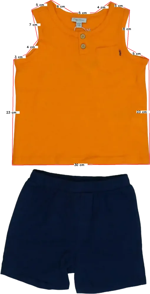 Yellow (Orange) OVS - Fagottino 2-piece set - Top &amp; Bottom EU 92 / UK 2 years / US 2T