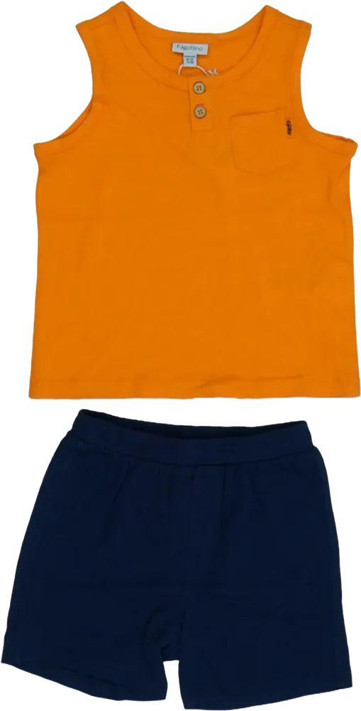 Yellow (Orange) OVS - Fagottino 2-piece set - Top &amp; Bottom EU 92 / UK 2 years / US 2T