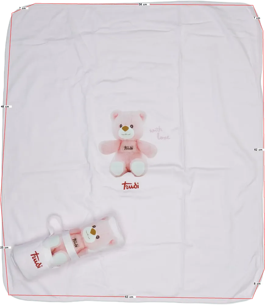 Rózsaszín Trudi Bölcső takaró Egyméret