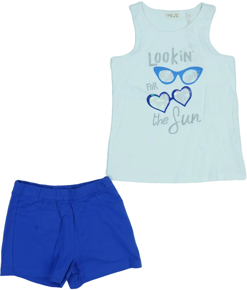 White OVS 2-piece set - Top &amp; Bottom EU 140 / UK 10 years / US 10 years/L