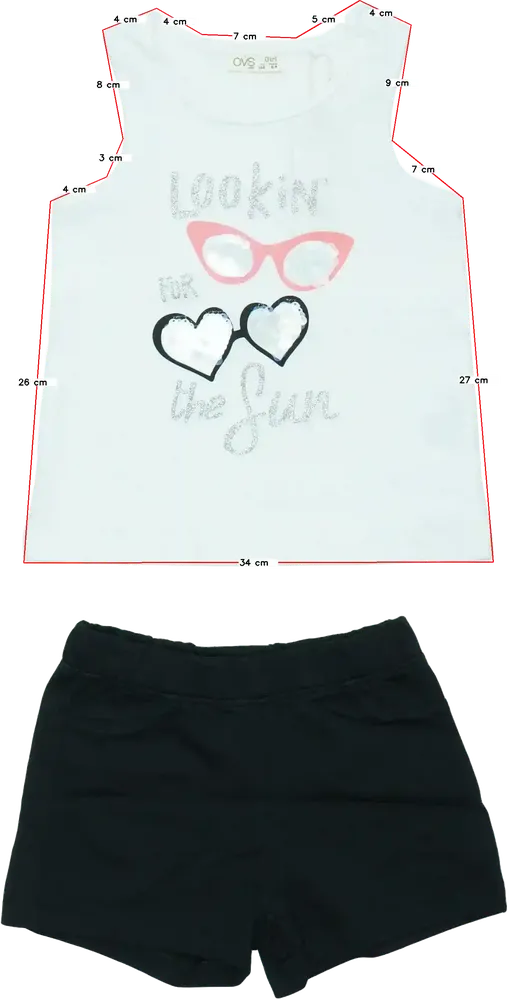 Multicoloured OVS 2-piece set - Top &amp; Bottom EU 110 / UK 5 years / US 5 years/XS