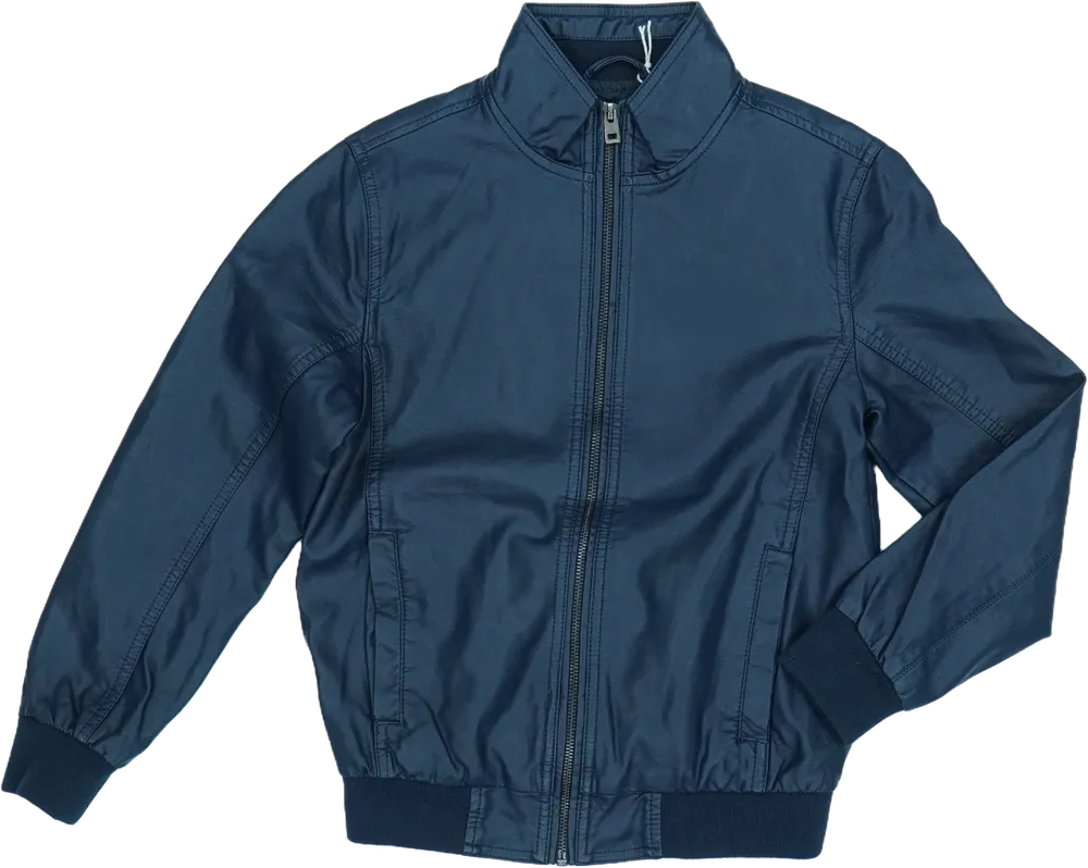 Kék OVS Bőrkabát EU 140 / UK 10 év / US 10 év/L