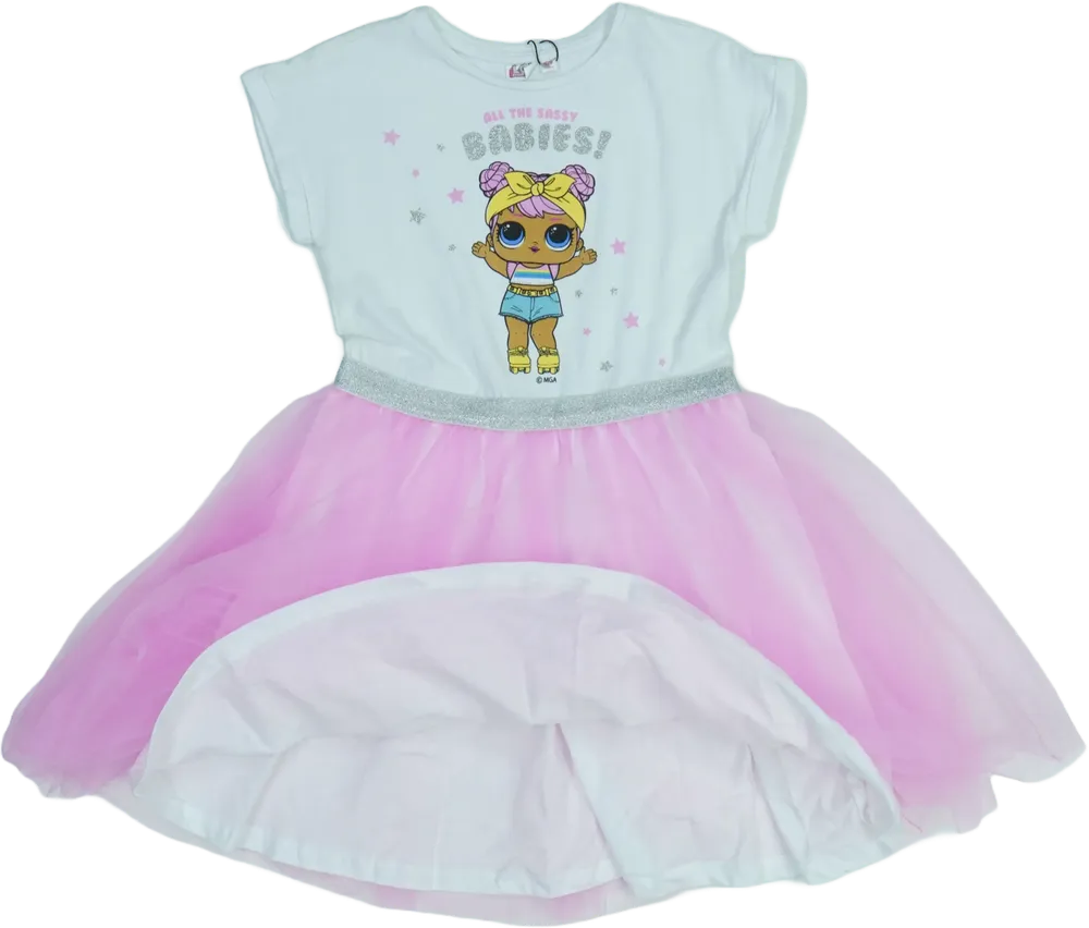 Rózsaszín LOL Ruha EU 134 / UK 9 év / US 9 év/L