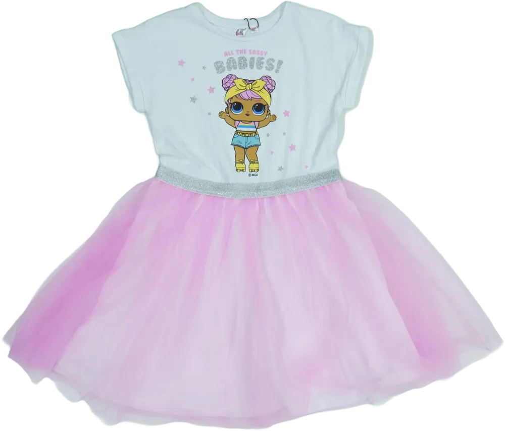 Rózsaszín LOL Ruha EU 134 / UK 9 év / US 9 év/L