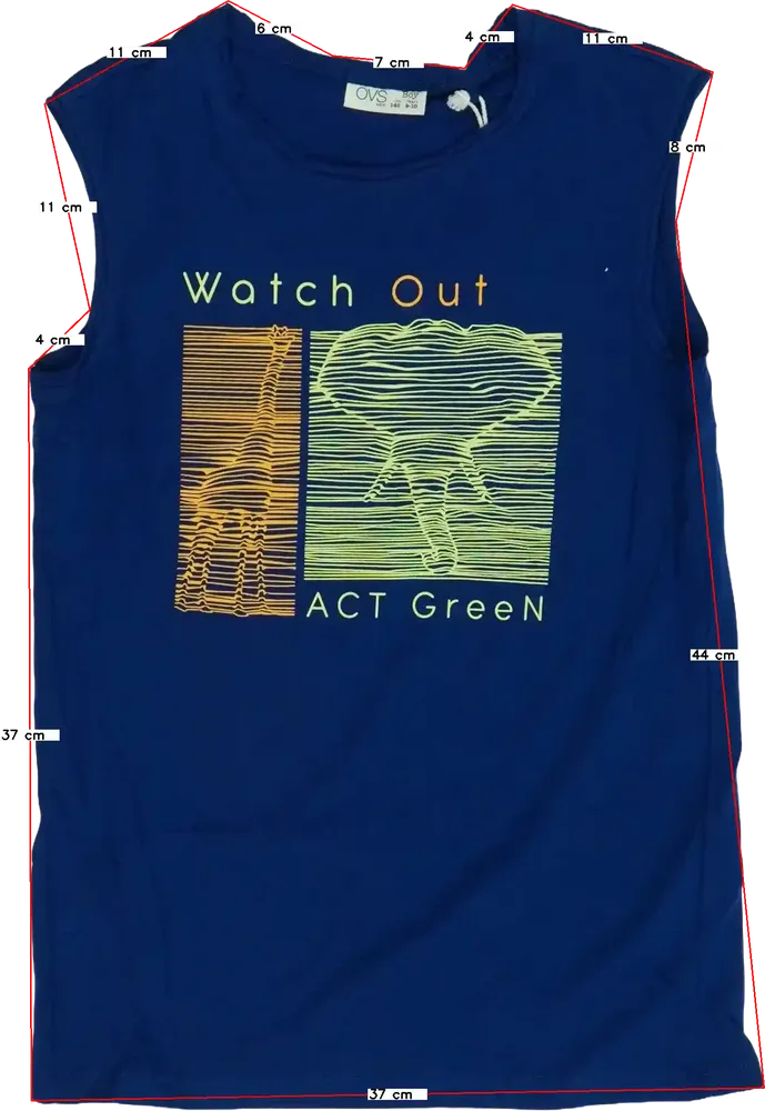 Kék OVS Fiú / Férfi atléta EU 140 / UK 10 év / US 10 év/L