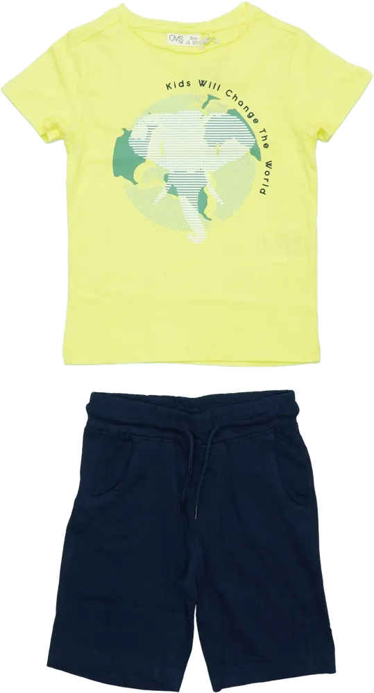 Yellow OVS 2-piece set - Top &amp; Bottom EU 104 / UK 4 years / US 4T/XS