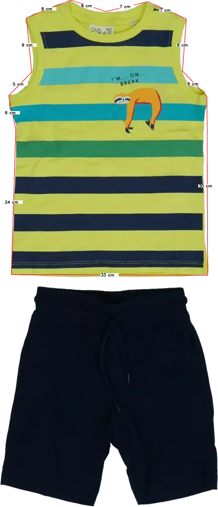Sárga OVS 2 részes szett - Felsőruházat és nadrág EU 104 / UK 4 év / US 4T/XS