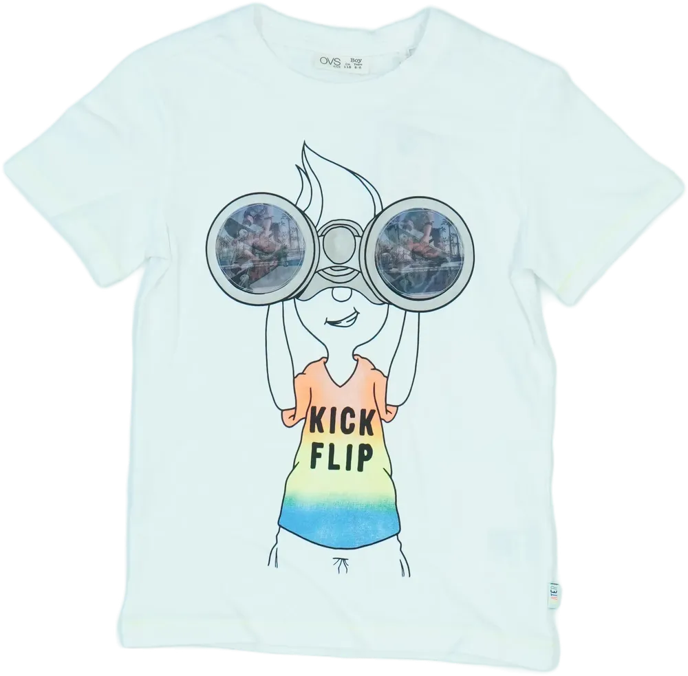 Fehér OVS Póló EU 116 / UK 6 év / US 6 év/S