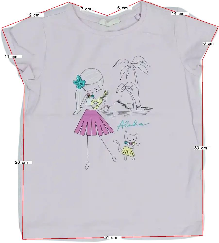 Rózsaszín OVS Póló EU 104 / UK 4 év / US 4T/XS