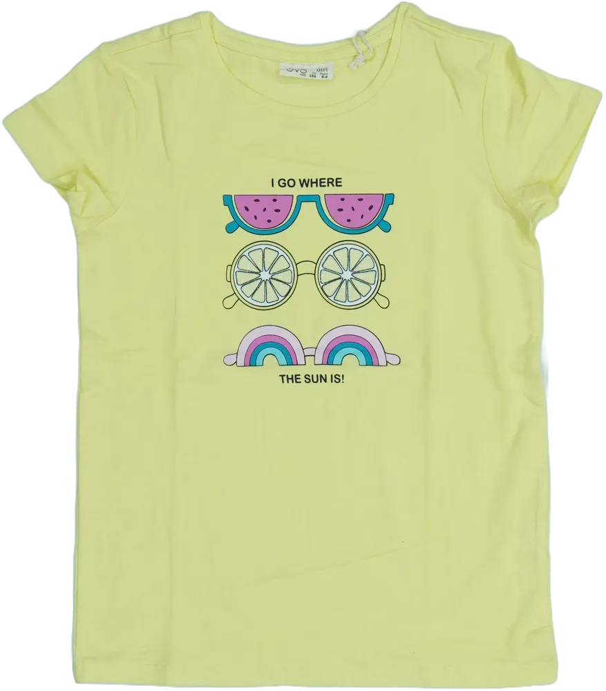 Sárga OVS Póló EU 134 / UK 9 év / US 9 év/L