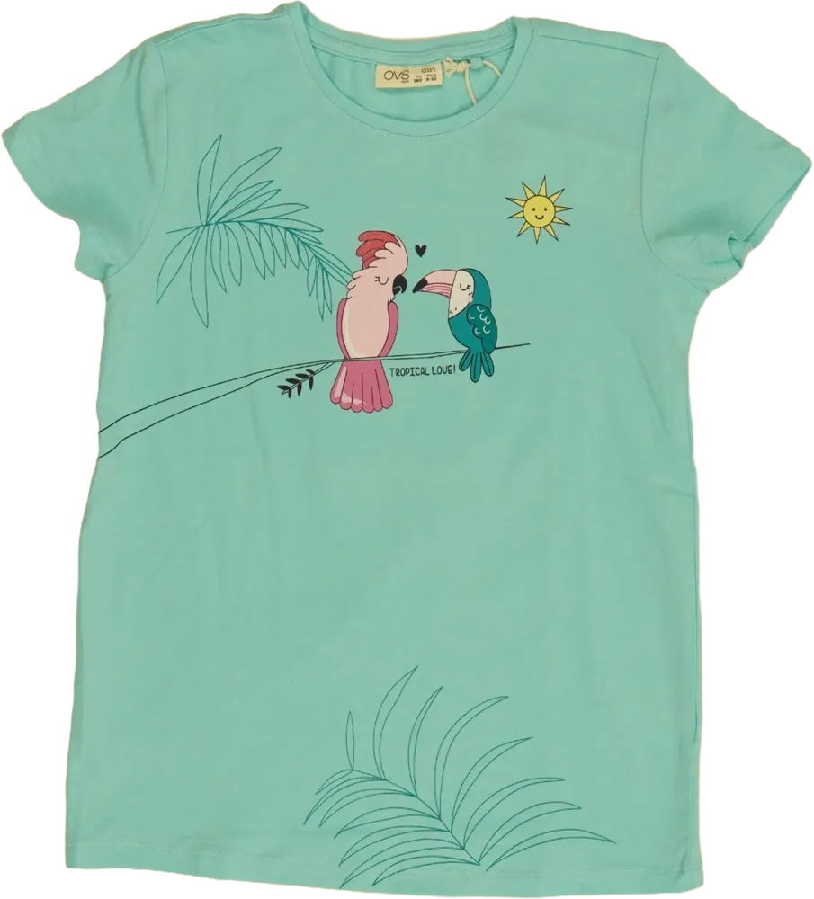 Zöld OVS Póló EU 140 / UK 10 év / US 10 év/L