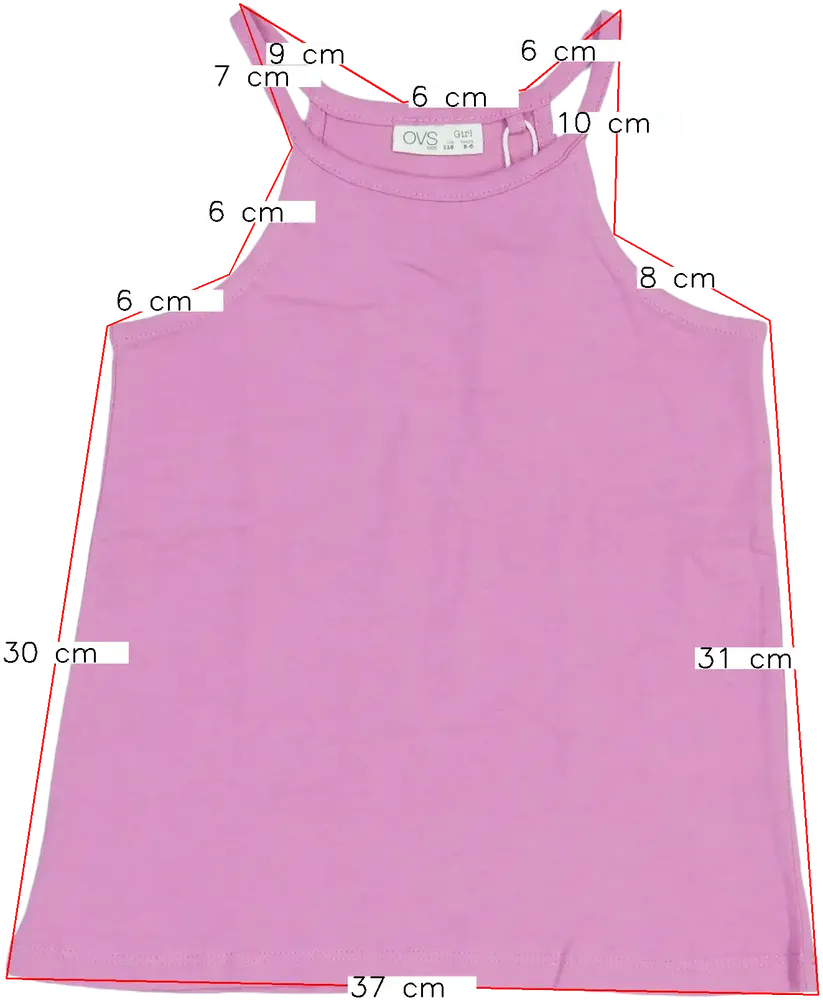 Rózsaszín OVS Póló EU 116 / UK 6 év / US 6 év/S