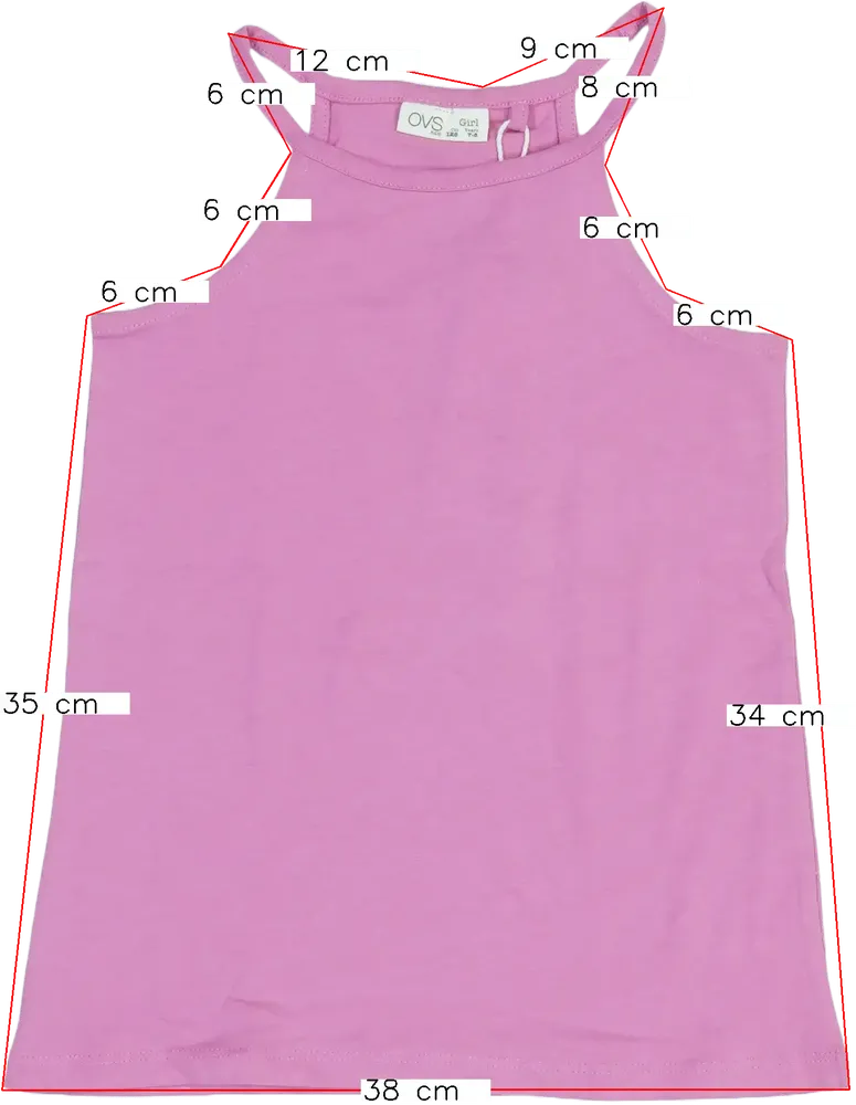 Rózsaszín OVS Póló EU 128 / UK 8 év / US 8 év/M