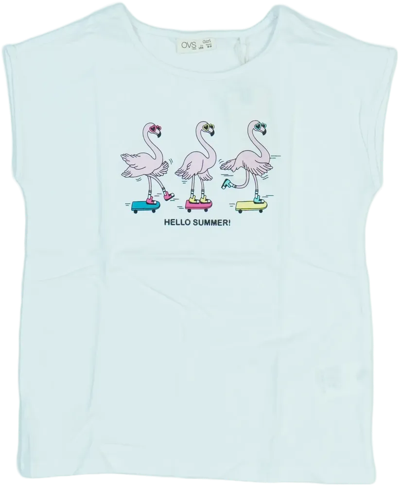 Fehér OVS Póló EU 134 / UK 9 év / US 9 év/L