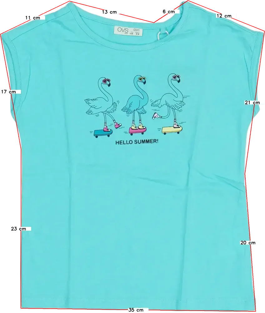 Kék OVS Póló EU 116 / UK 6 év / US 6 év/S