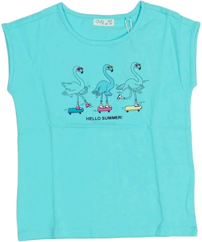 Kék OVS Póló EU 122 / UK 7 év / US 7 év/M