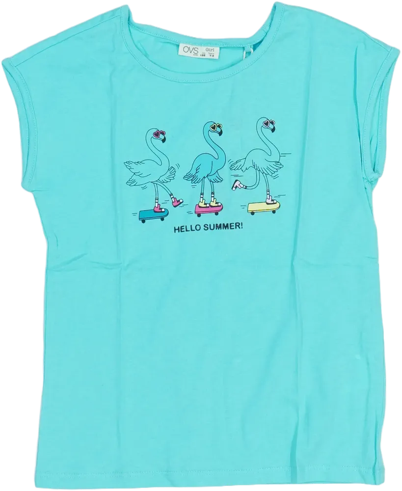 Kék OVS Póló EU 128 / UK 8 év / US 8 év/M