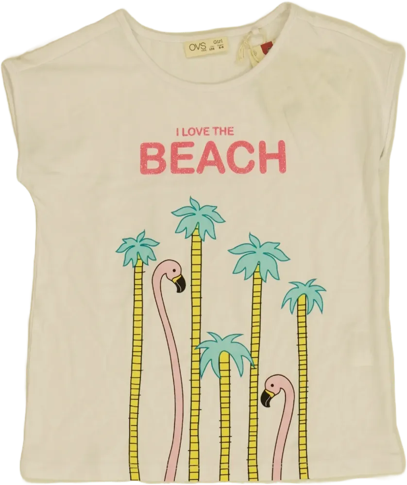 Fehér OVS Póló EU 116 / UK 6 év / US 6 év/S