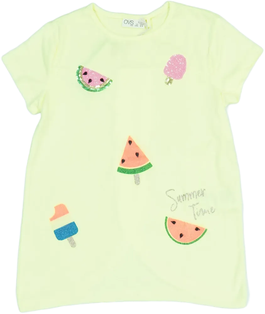 Sárga OVS Póló EU 134 / UK 9 év / US 9 év/L