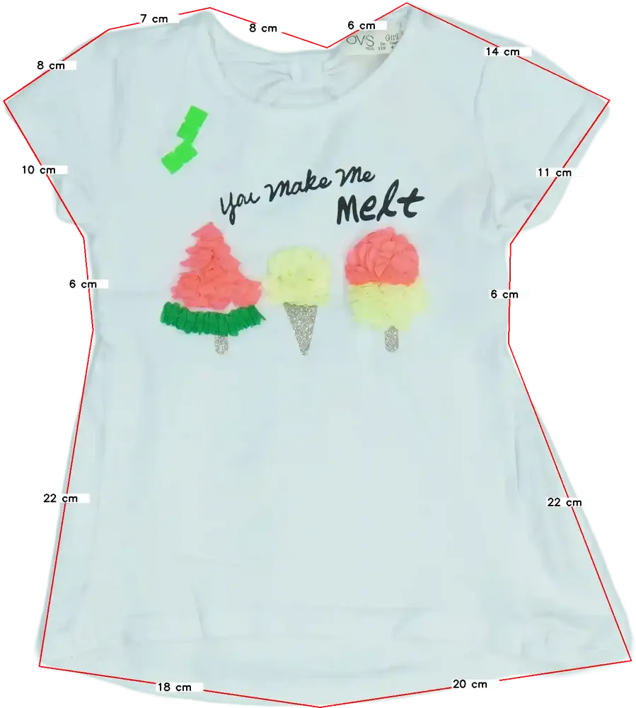 Fehér OVS Tunika EU 110 / UK 5 év / US 5 év/XS