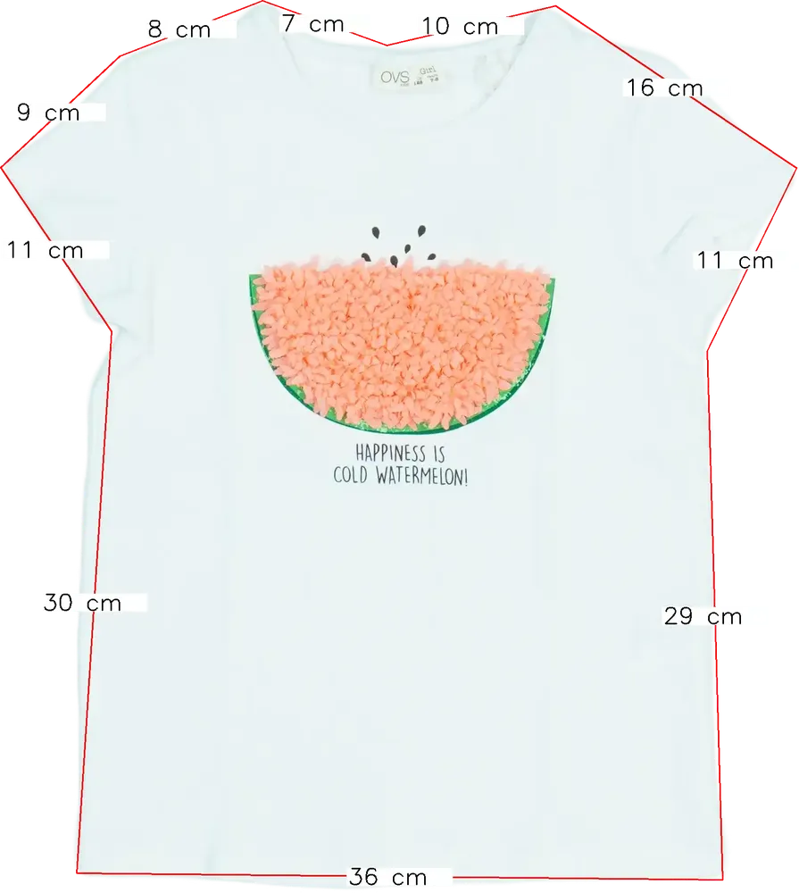 Fehér OVS Póló EU 128 / UK 8 év / US 8 év/M