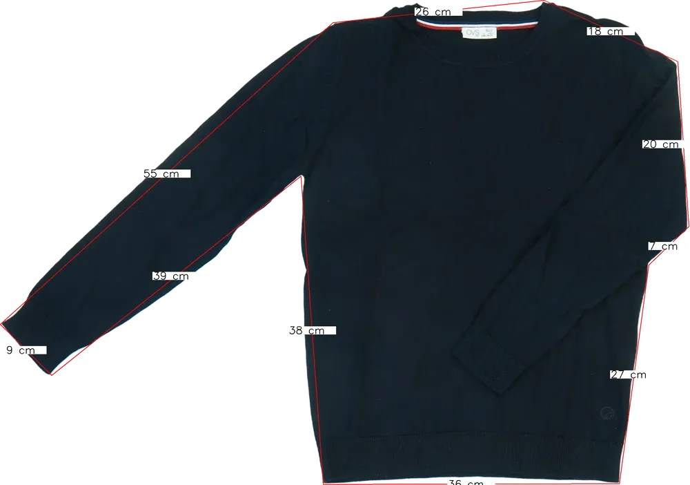 Fekete OVS Kötött pulcsi EU 146 / UK 11 év / US 12 év/L