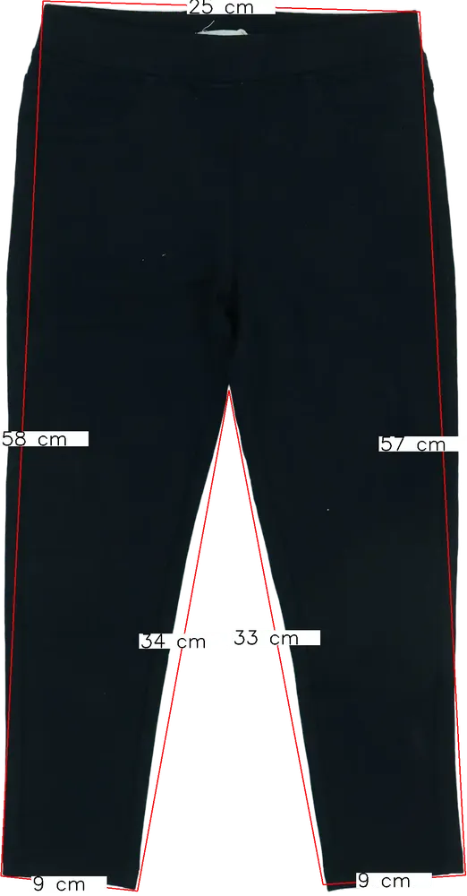 Fekete OVS Leggings EU 110 / UK 5 év / US 5 év/XS