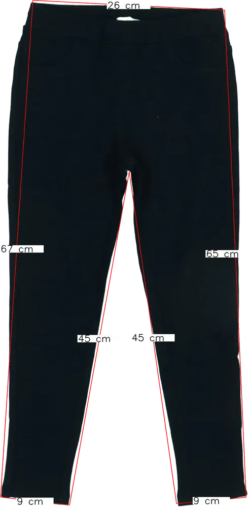 Fekete OVS Leggings EU 122 / UK 7 év / US 7 év/M