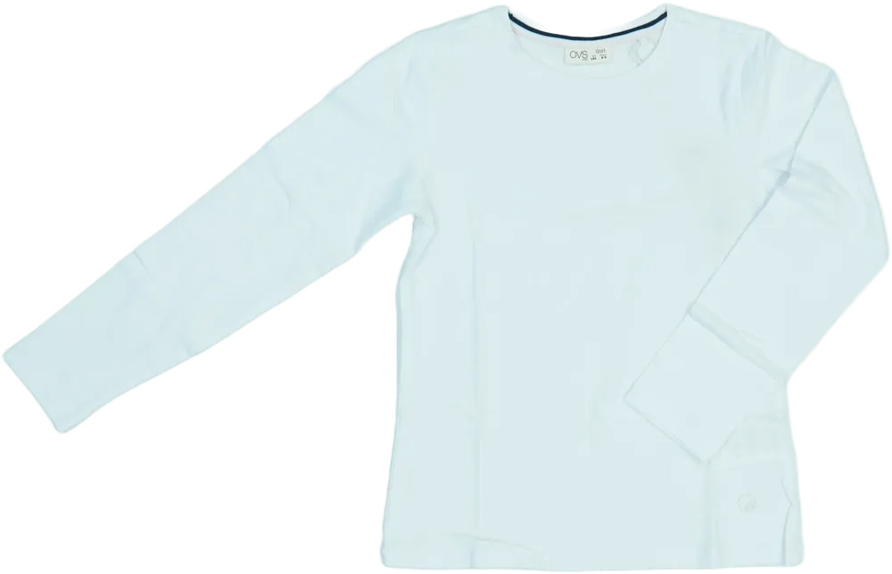 Fehér OVS Hosszú ujjú felső EU 134 / UK 9 év / US 9 év/L
