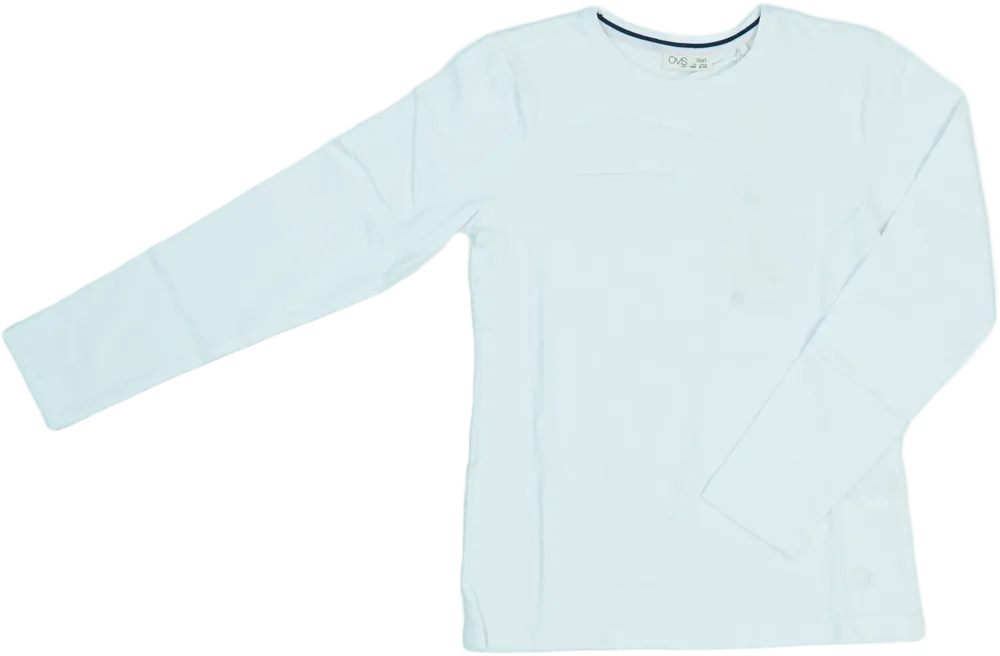 Fehér OVS Hosszú ujjú felső EU 140 / UK 10 év / US 10 év/L