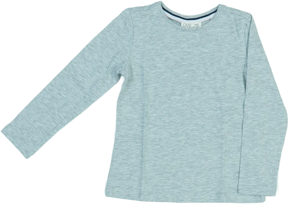 Szürke OVS Hosszú ujjú felső EU 116 / UK 6 év / US 6 év/S