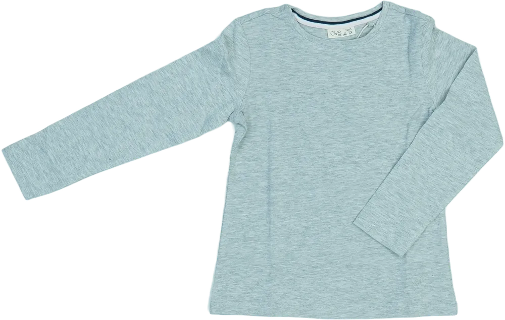 Szürke OVS Hosszú ujjú felső EU 122 / UK 7 év / US 7 év/M