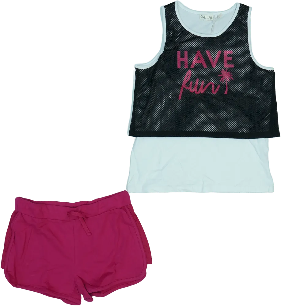Multicoloured OVS 2-piece set - Top &amp; Bottom EU 170 / UK 15 years / US XL