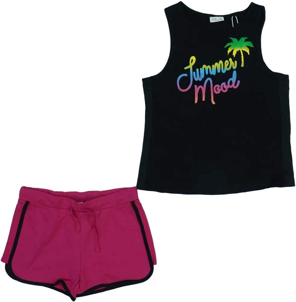Black OVS 2-piece set - Top &amp; Bottom EU 164 / UK 14 years / US 14 years/XL