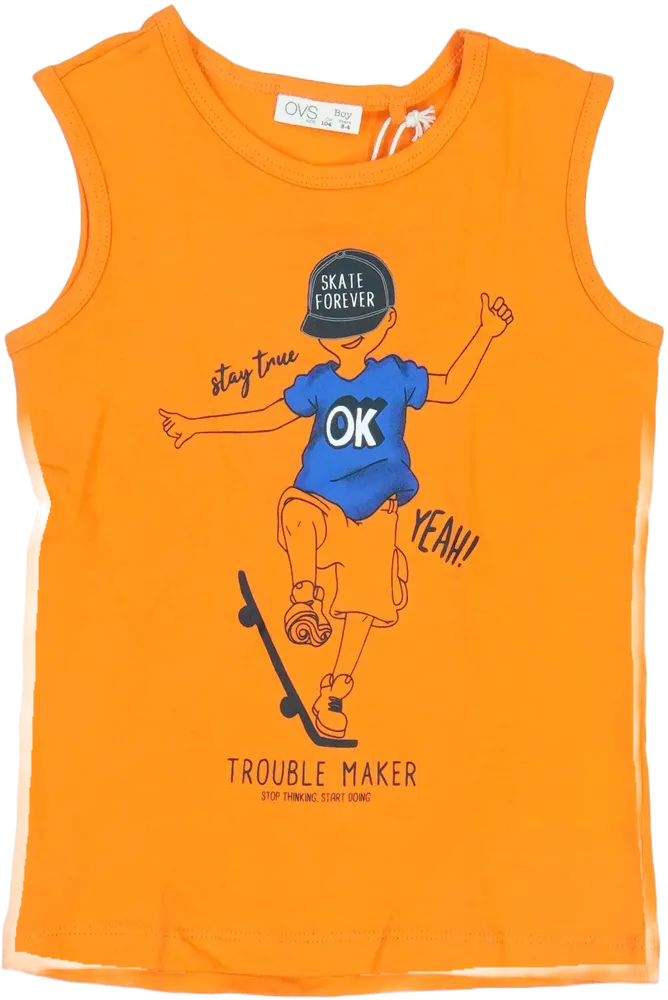 Sárga (narancs) OVS Fiú / Férfi atléta EU 104 / UK 4 év / US 4T/XS