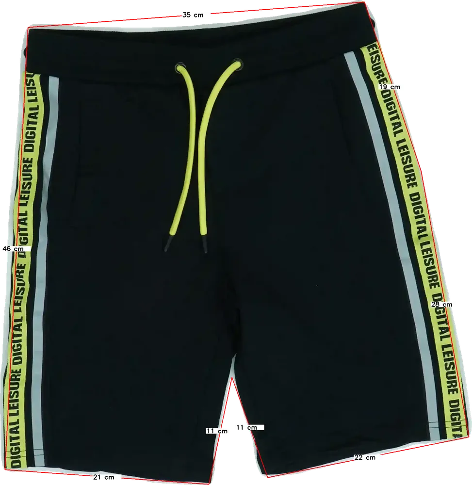 Fekete OVS Rövidnadrág EU 146 / UK 11 év / US 12 év/L