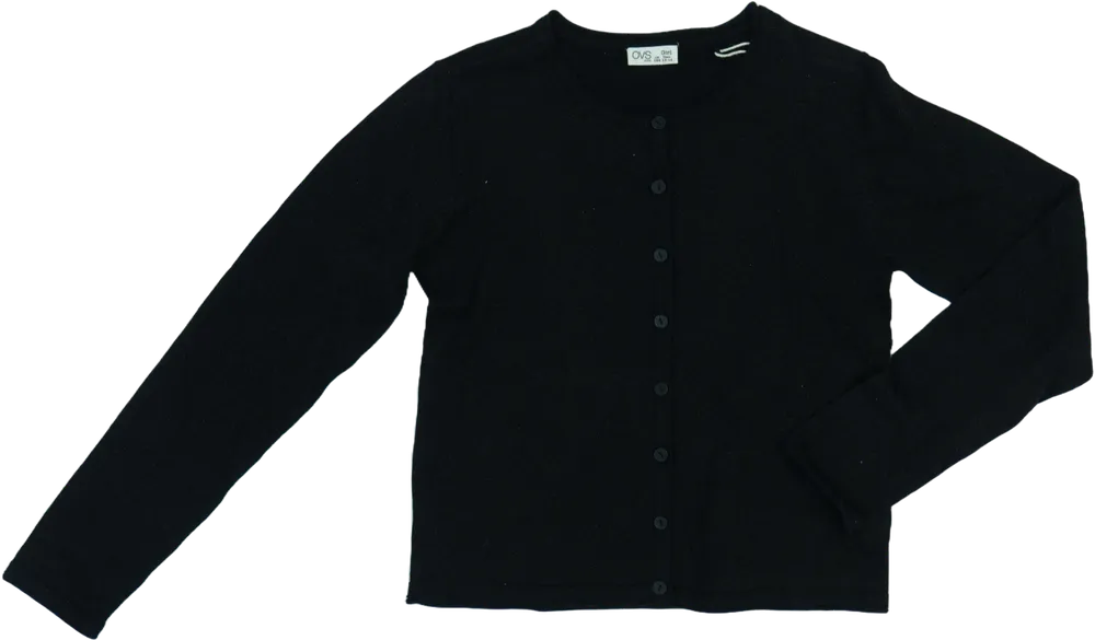 Fekete OVS Kardigán EU 164 / UK 14 év / US 14 év/XL