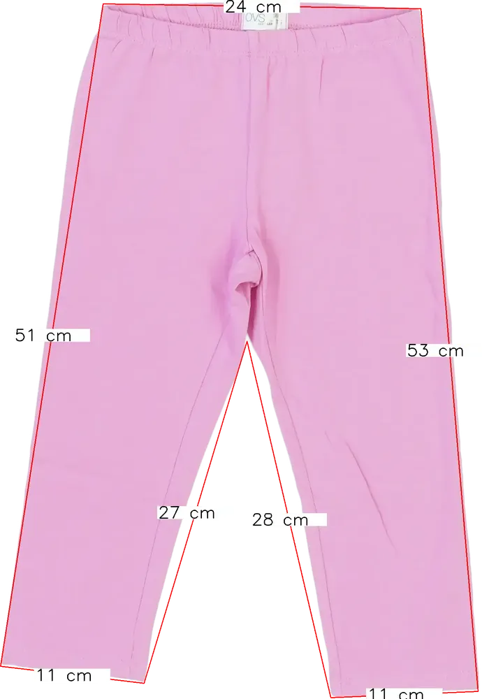 Rózsaszín OVS Leggings EU 128 / UK 8 év / US 8 év/M