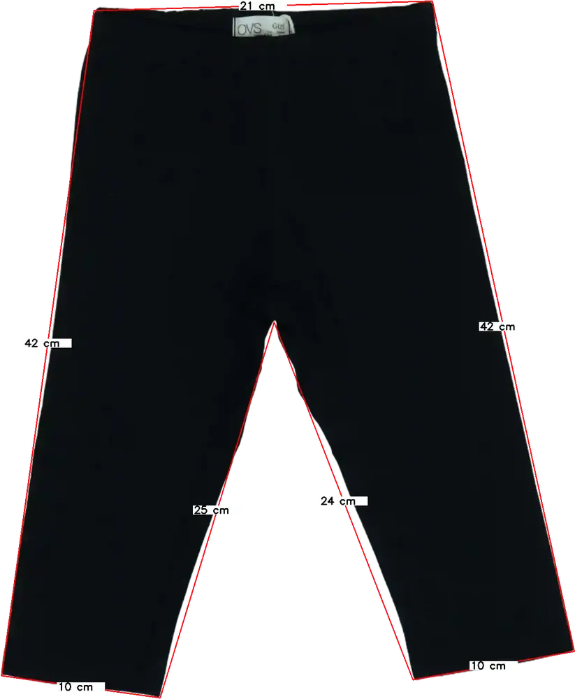 Fekete OVS Leggings EU 104 / UK 4 év / US 4T/XS