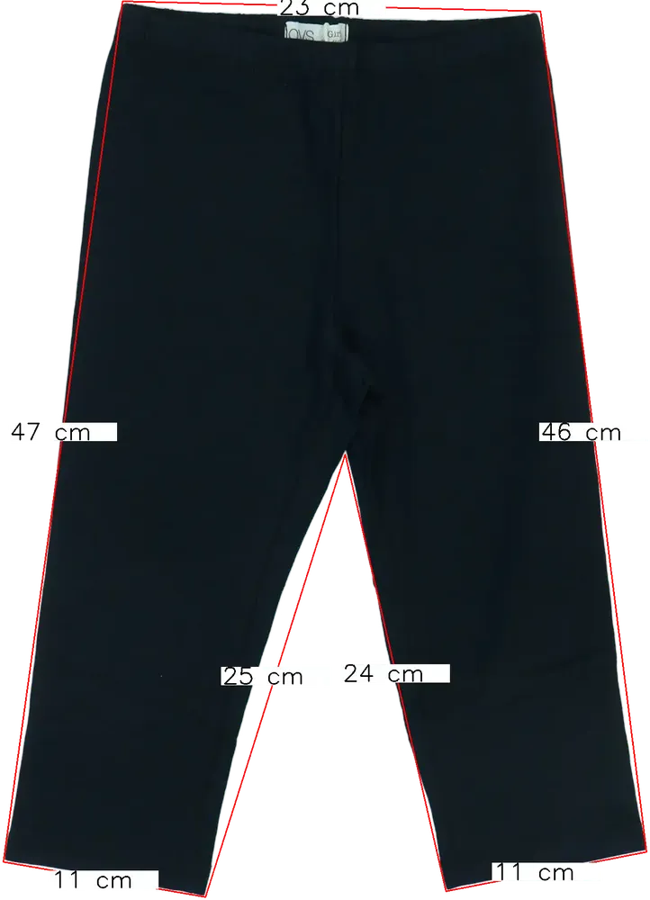 Fekete OVS Leggings EU 116 / UK 6 év / US 6 év/S