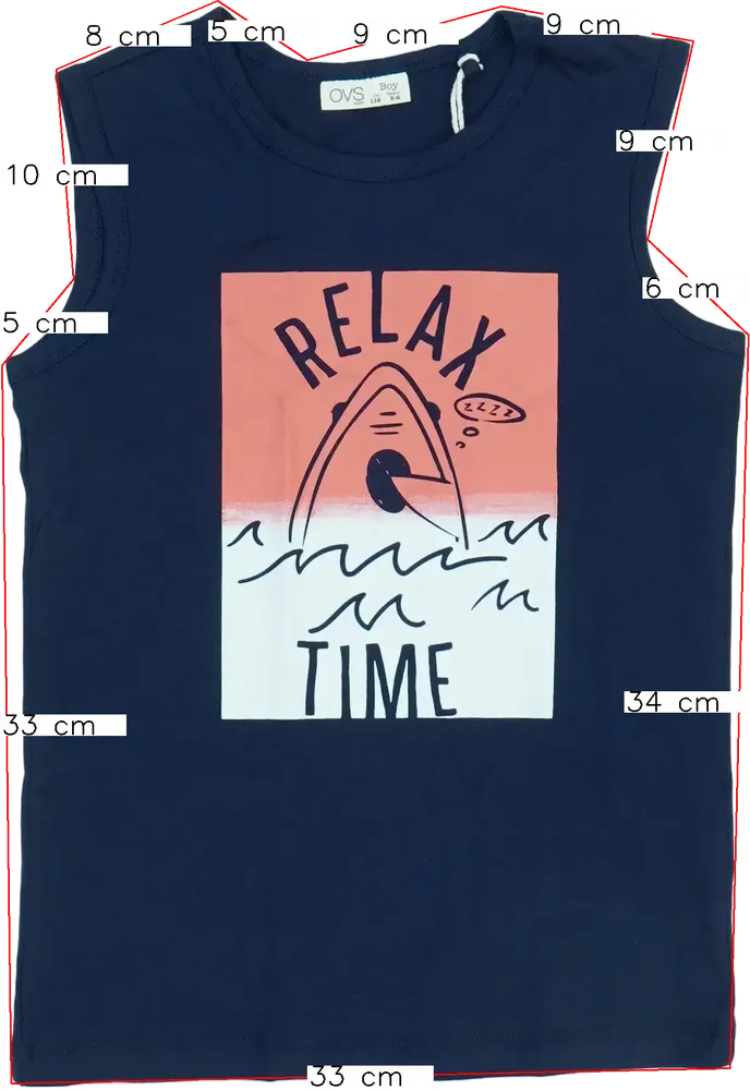 Kék OVS Fiú / Férfi atléta EU 116 / UK 6 év / US 6 év/S